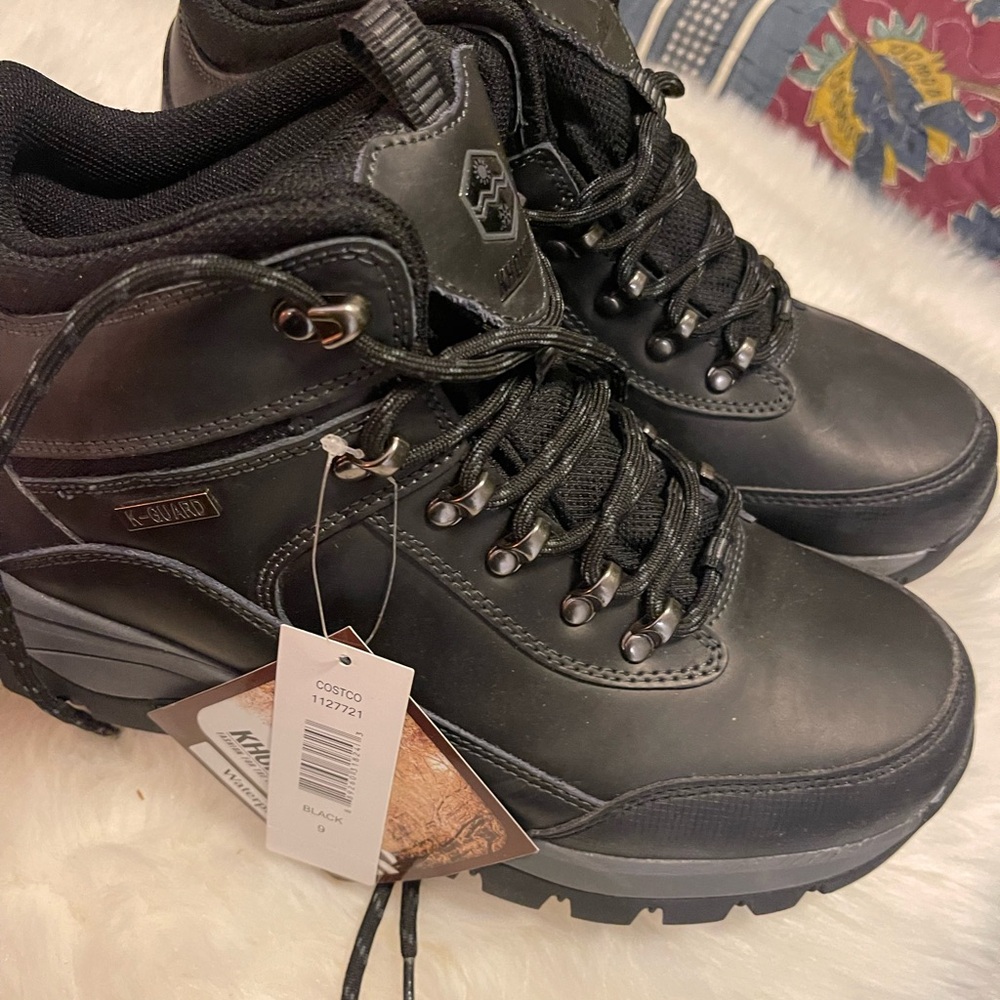 Khombu Men's Black Hiking Boots